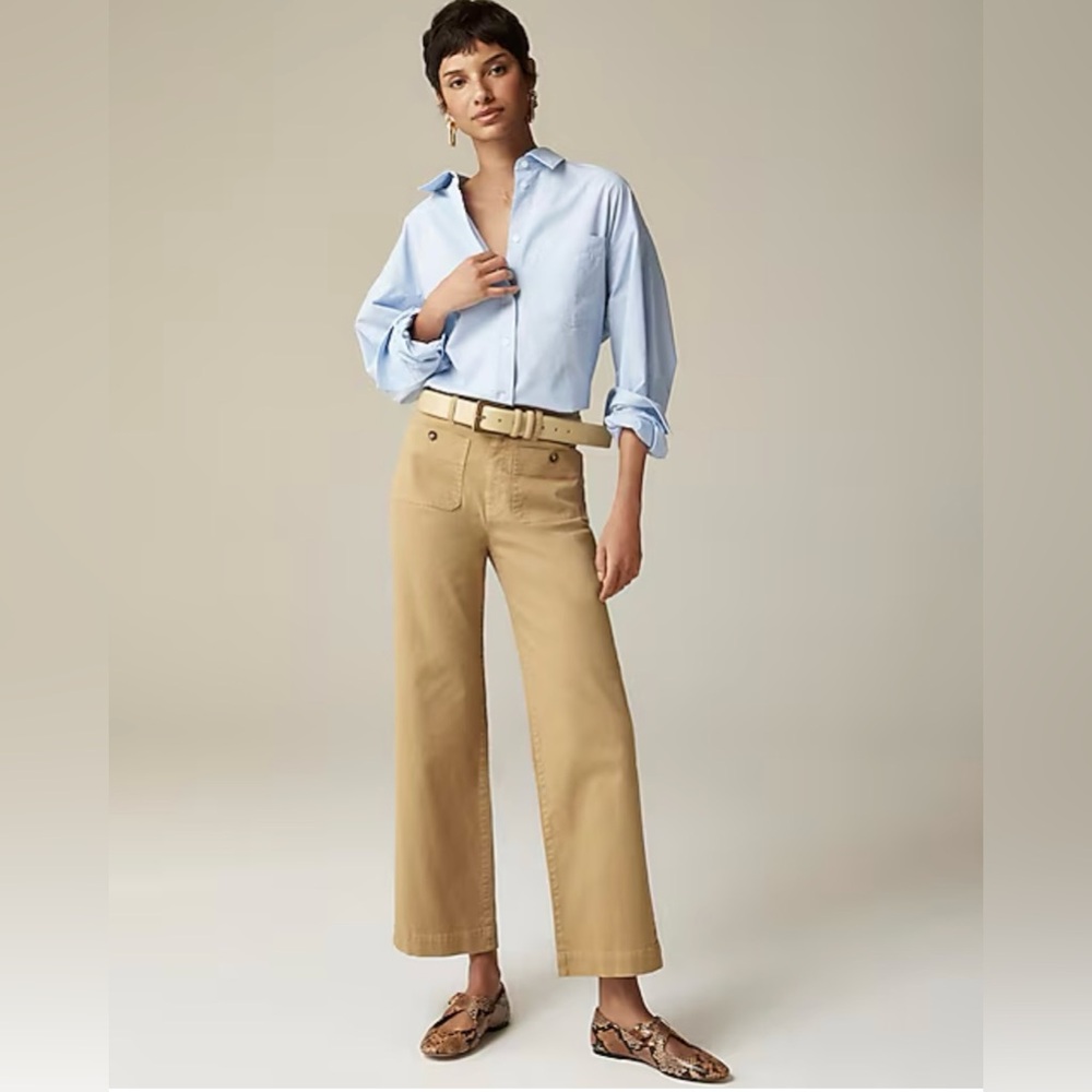 NWT Sailor slim wide-leg chino pant
